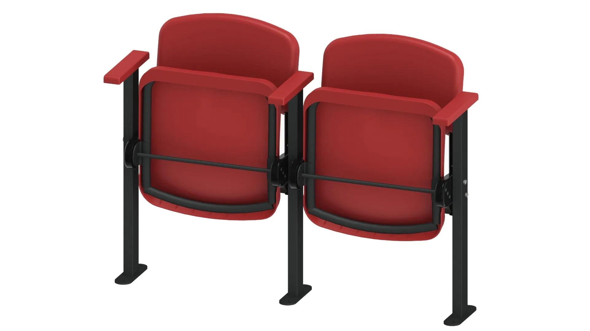 Delta Folding 202 With Armrests Attached to the Floor